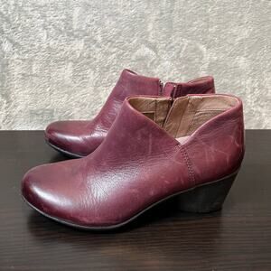 Dansko Raina Wine Burnished Nubuck Women's‎ Ankle Boot Size 36 US 5.5 - 6